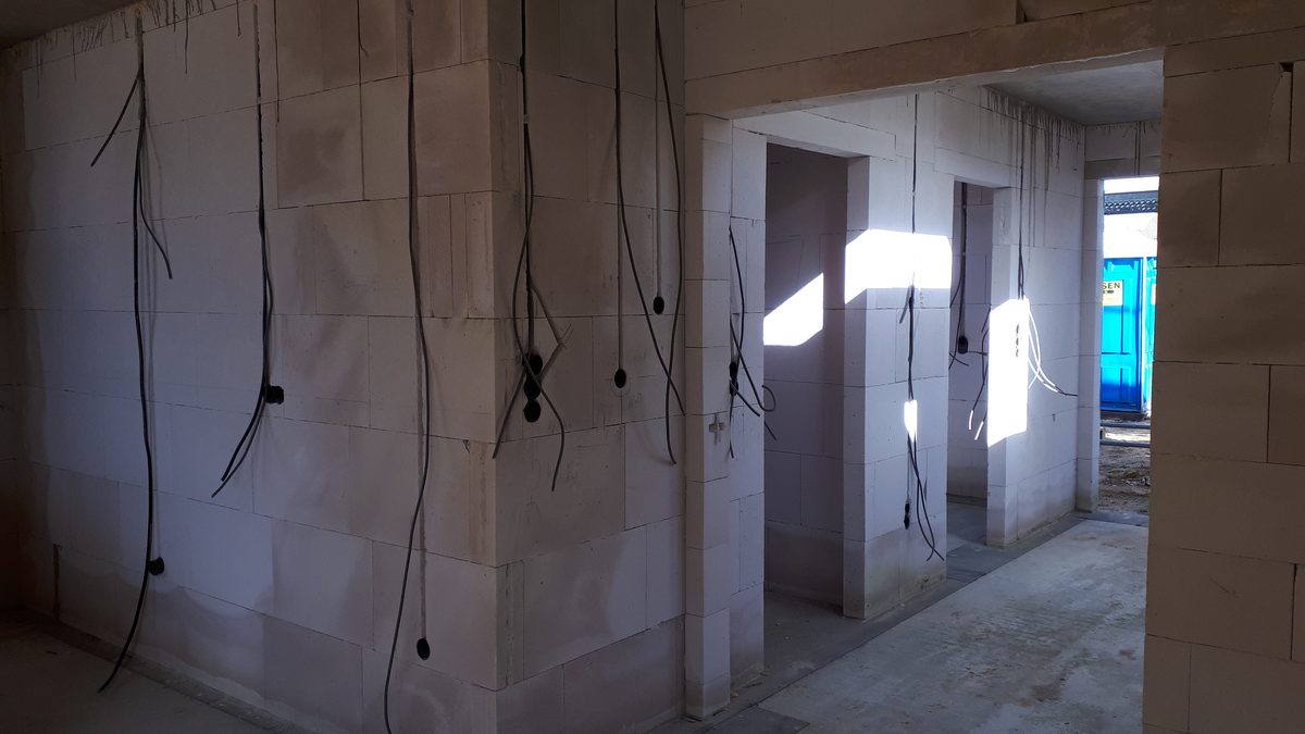 Innenausbau: Elektroinstallation im Rohbau